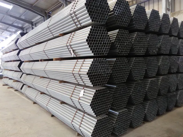 Tubes en acier galvanisé